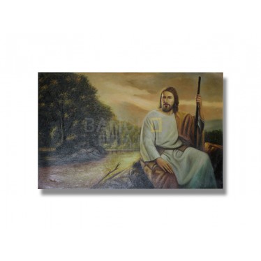 ภาพเขียนสีน้ำมัน พระเยซู ขนาด 24 x 36 นิ้ว