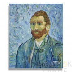 ภาพวาดสีน้ำมันรูปสไตล์แวนโก๊ะ "Self portraits" ขนาดภาพ 20x24 นิ้ว