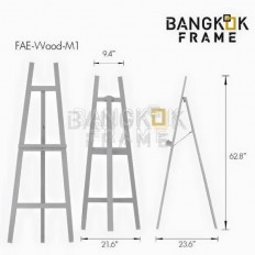 ขาตั้งกรอบรูปไม้-สีขาว ขาตั้งกรอบรูปไม้-สีขาว