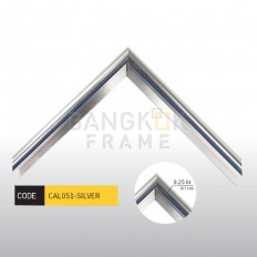 กรอบรูปอลูมิเนียม สีเงิน ขนาด 0.25 นิ้ว 10 ฟุต