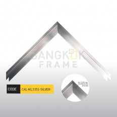 กรอบรูปอลูมิเนียม สีเงิน ขนาด 0.25 นิ้ว 10 ฟุต