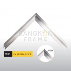 กรอบรูปอลูมิเนียม สีเงิน ขนาด 0.25 นิ้ว 10 ฟุต