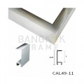 กรอบรูปอลูมิเนียม สีเงิน ขนาด 0.625 นิ้ว (5/8") 10 ฟุต