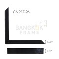 กรอบรูปอลูมิเนียม สีดำ ขนาด 0.625 นิ้ว (5/8") 12 ฟุต
