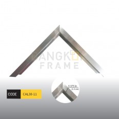 กรอบรูปอลูมิเนียม สีเงิน ขนาด 0.375 นิ้ว (3/8") 10 ฟุต