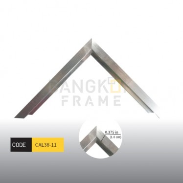 กรอบรูปอลูมิเนียม สีเงิน ขนาด 0.375 นิ้ว (3/8") 10 ฟุต