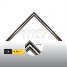 กรอบรูปอลูมิเนียม สีเงิน ขนาด 0.625 นิ้ว (5/8") 12 ฟุต