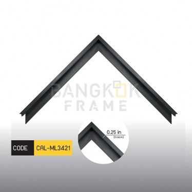 กรอบรูปอลูมิเนียมสีดำ ขนาด 0.25 นิ้ว 10 ฟุต