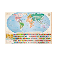 แผนที่โลกพร้อมธงชาติ แผนที่โลกพร้อมธงชาติ