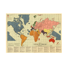 แผนที่โลก หลังสงครามโลก