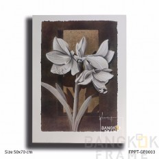 ภาพพิมพ์โปสเตอร์จากเยอรมัน ขนาดขอบนอก50x70ซม. ขอบใน40x58ซม.(รูปดอกไม้)