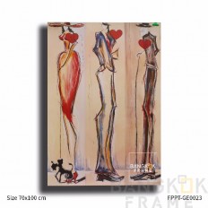 ภาพพิมพ์โปสเตอร์จากเยอรมัน ขนาดขอบนอก70x100ซม. 