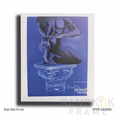 ภาพพิมพ์โปสเตอร์จากเยอรมัน ขนาดขอบนอก50x70ซม.ขอบใน40x60ซม