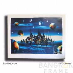 ภาพพิมพ์โปสเตอร์จากเยอรมัน ขนาดขอบนอก90x120ซม.ขอบใน73x106ซม.