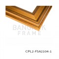 กรอบรูปไม้พลาสติกสีทอง ขนาด 2.125 นิ้ว