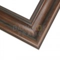 กรอบรูปไม้พลาสติกสีน้ำตาล ขนาด 3.125 นิ้ว
