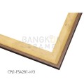 กรอบรูปไม้พลาสติกสีครีม ขนาด 1.125 นิ้ว