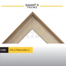 กรอบรูปไม้พลาสติกสีครีม ขนาด 1.75 นิ้ว (1 นิ้ว 6 หุน)