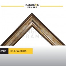 กรอบรูป-ไม้พลาสติกสีเงิน ขนาด 1.375 นิ้ว