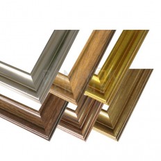 กรอบรูปไม้พลาสติก ขนาด 1.375 นิ้ว