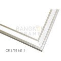 กรอบรูปไม้พลาสติกสีขาว ขนาด 1 นิ้ว
