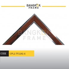 กรอบรูปไม้พลาสติกสีน้ำตาล ขนาด 1 นิ้ว กรอบรูปไม้พลาสติกสีน้ำตาล ขนาด 1 นิ้ว