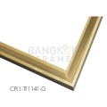 กรอบรูปไม้พลาสติกสีทอง ขนาด 1 นิ้ว