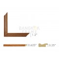 กรอบรูปไม้พลาสติก ลายไม้ ขนาด 1.25 นิ้ว (1 นิ้ว 2 หุน)