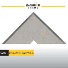 ไม้กรอบรูปพลาสติกสีขาว ขนาด 2.875 นิ้ว 9.5 ฟุต ไม้กรอบรูปพลาสติกสีขาว ขนาด 2.875 นิ้ว 9.5 ฟุต