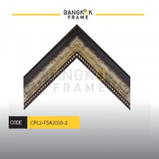 กรอบรูปไม้พลาสติกสีเงิน ขนาด 2 นิ้ว