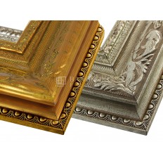 กรอบรูปไม้พลาสติกสีเงิน ขนาด 4.25 นิ้ว (4 นิ้ว 2 หุน)