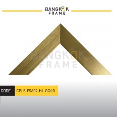 กรอบรูปไม้พลาสติกสีทอง ขนาด 0.875 นิ้ว (7หุน)