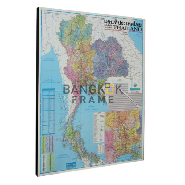 Map-Map in frame-Thailand