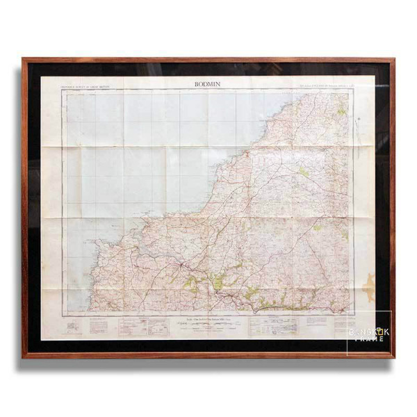 Map-Old Map in Frame